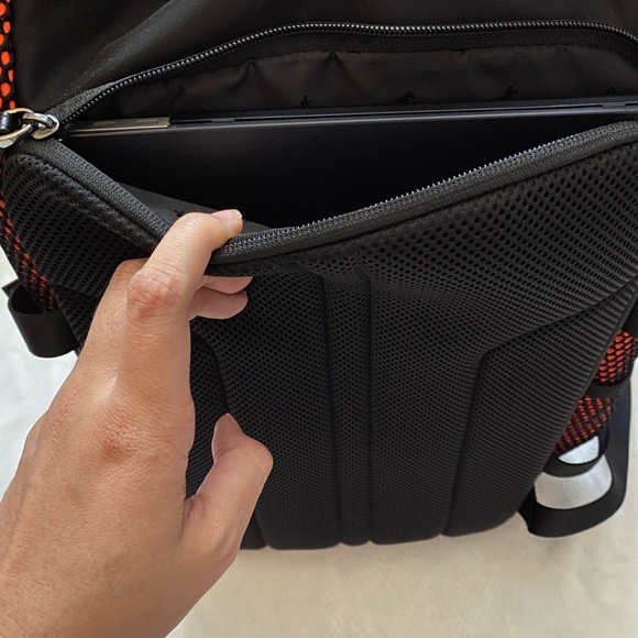 SOLD! NWT Michael Kors Kent Roll Top Mesh Backpack - Picture 14 of 15